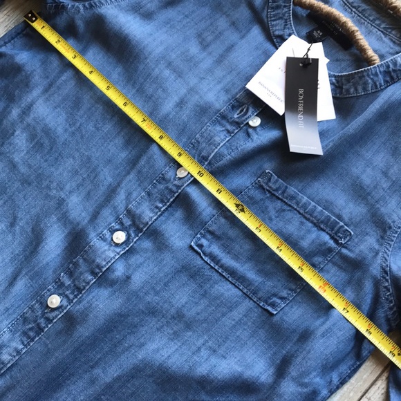 Banana Republic Boyfriend Fit Dimension Shirt XS - Picture 6 of 7